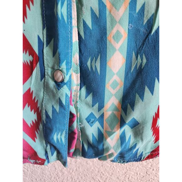 Wrangler Women's Retro Western Fashion Casual Button Up Long Sleeve-Sm - Picture 8 of 10